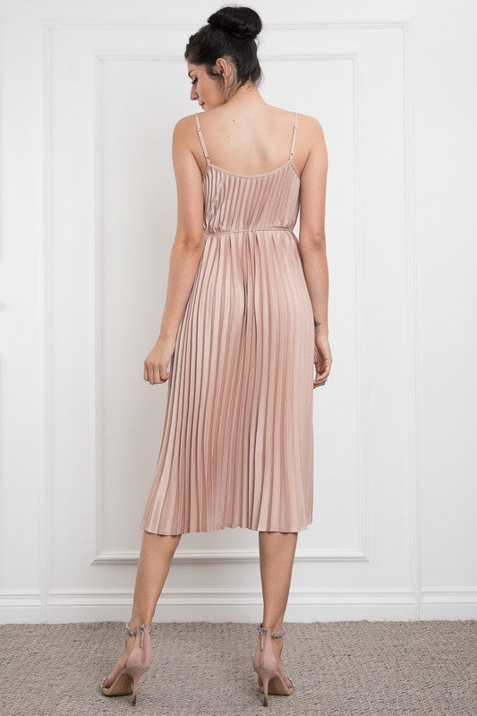 GABRIELLA - PLEATED CAMI DRESS