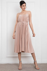 GABRIELLA - PLEATED CAMI DRESS