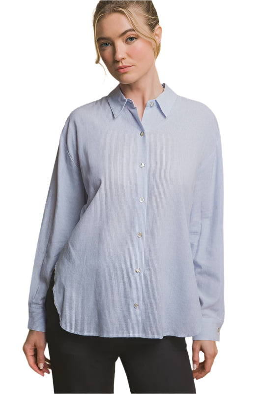 FINE STRIPE SHIRT