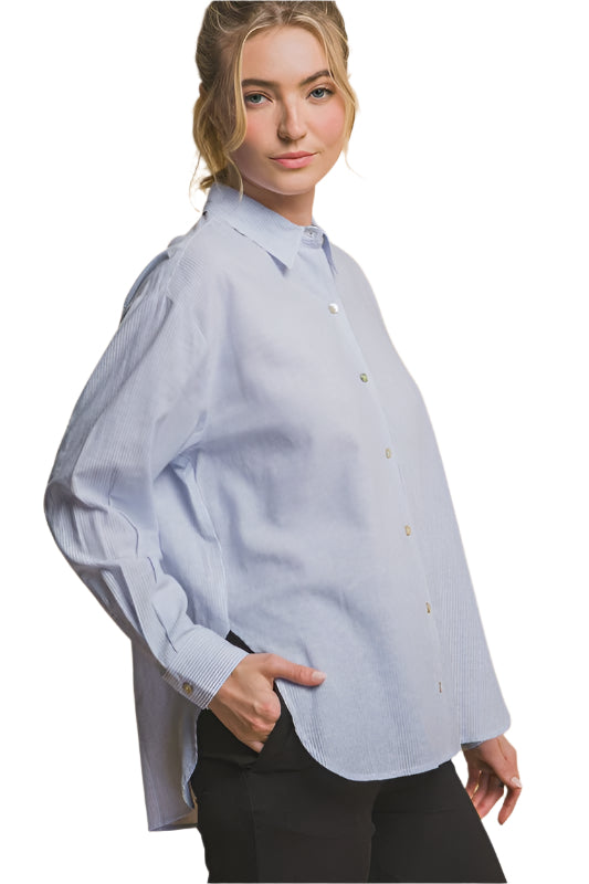 FINE STRIPE SHIRT