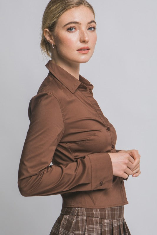 ROUSH POPLIN STRETCH SHIRT