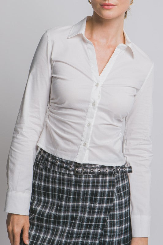 ROUSH POPLIN STRETCH SHIRT