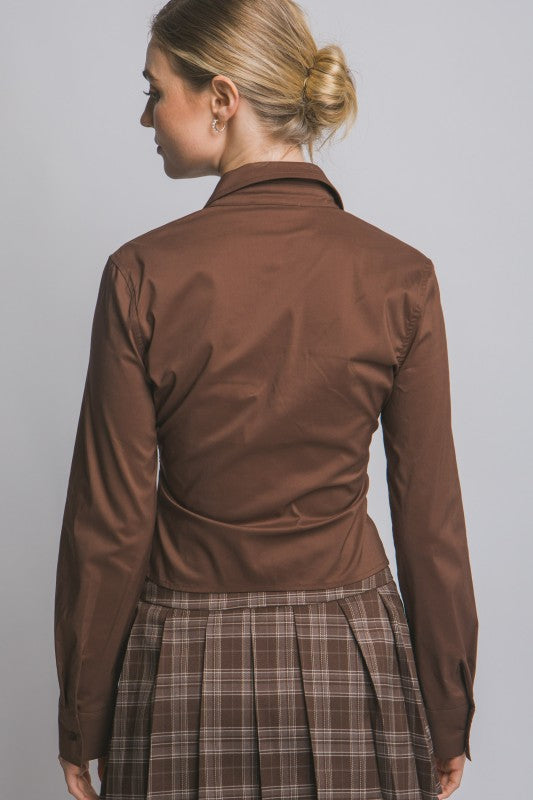 ROUSH POPLIN STRETCH SHIRT
