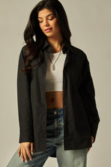 OVERSIZE POPLIN SHIRT