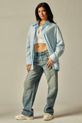 OVERSIZE POPLIN SHIRT