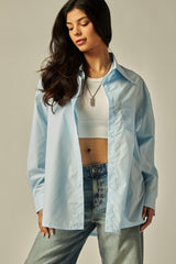 OVERSIZE POPLIN SHIRT