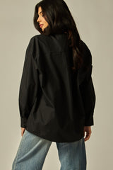 OVERSIZE POPLIN SHIRT