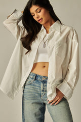 OVERSIZE POPLIN SHIRT