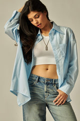 OVERSIZE POPLIN SHIRT