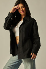 OVERSIZE POPLIN SHIRT