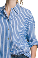 POCKET STRIPE SHIRT