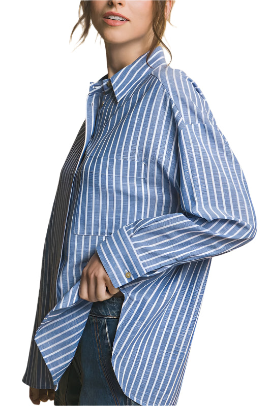 POCKET STRIPE SHIRT