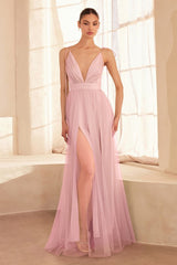 GIA - TULLE HALTER GOWN