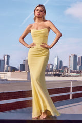 CLASS ACT - STRAPLESS GOWN