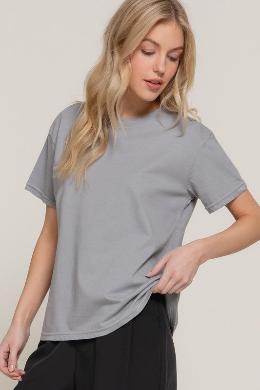ROUND NECK TEE