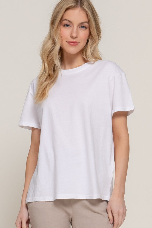 ROUND NECK TEE