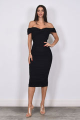 EMMA - OFF SHOULDER TWIST DRESS
