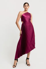 PEARL - O/S PLEADED MIDI DRESS