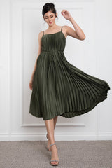 GABRIELLA - PLEATED CAMI DRESS