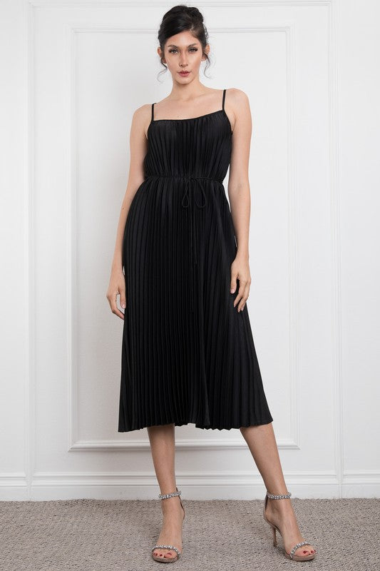 GABRIELLA - PLEATED CAMI DRESS