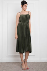 GABRIELLA - PLEATED CAMI DRESS