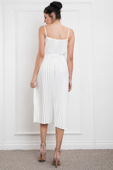 GABRIELLA - PLEATED CAMI DRESS