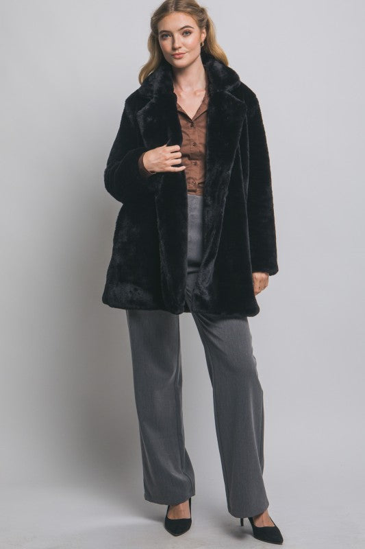 3/4 FUN FUR COAT