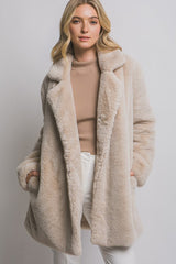 3/4 FUN FUR COAT