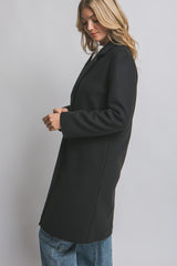 SINGLE BUTTON LONG COAT