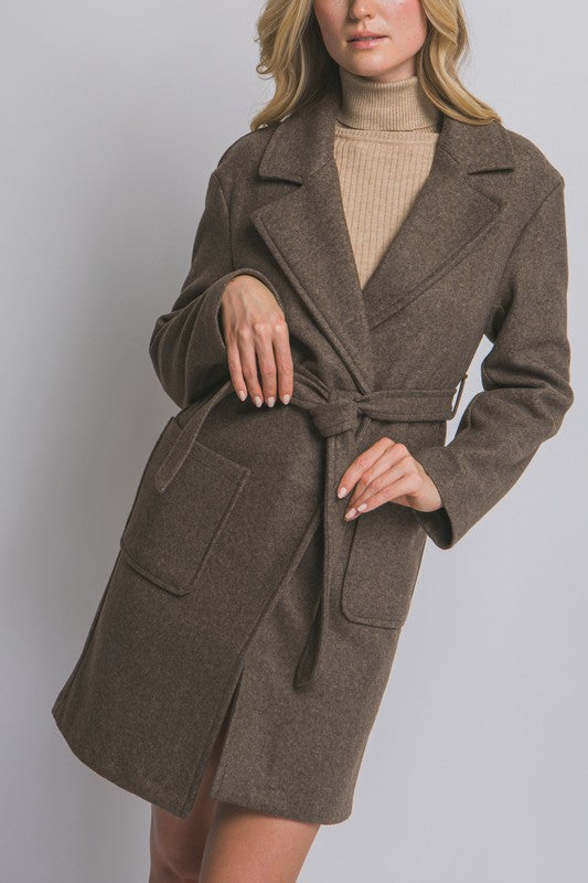 WRAP COAT