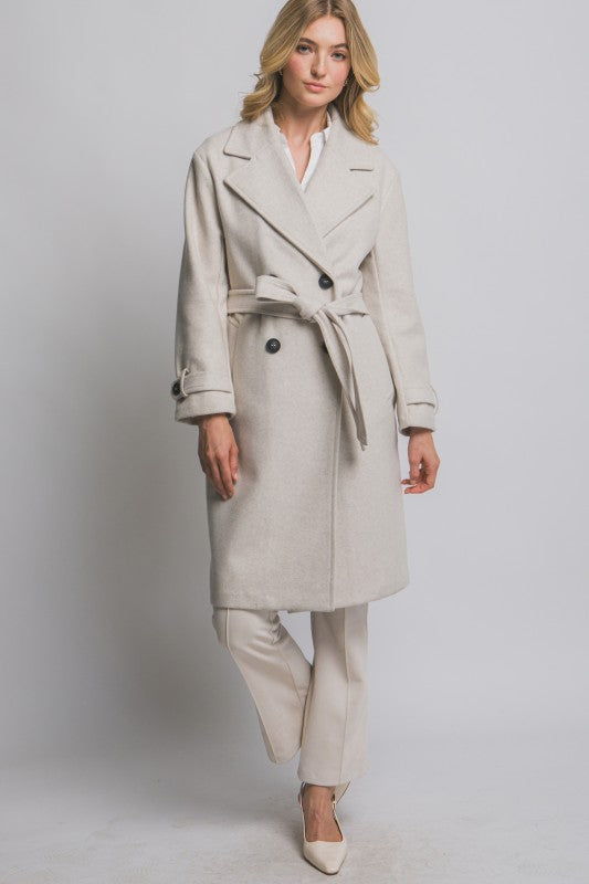 DOUBLE BREASTED TRENCH COAT