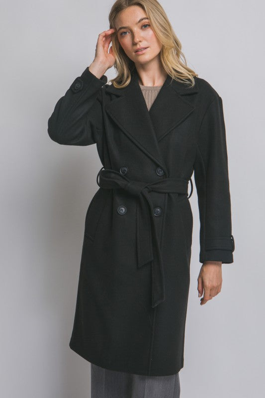 DOUBLE BREASTED TRENCH COAT