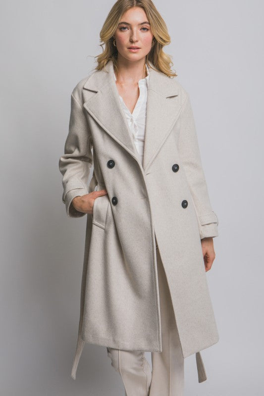 DOUBLE BREASTED TRENCH COAT