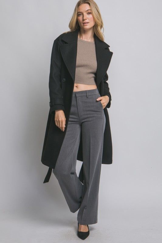 DOUBLE BREASTED TRENCH COAT
