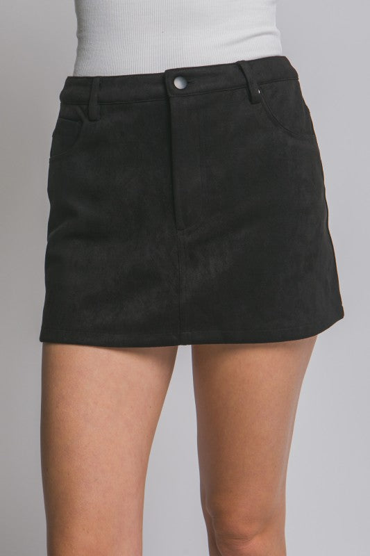 COCO - SUEDE SKORT