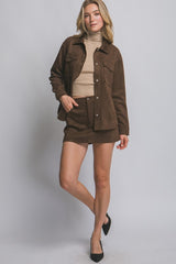 COCO - SUEDE SKORT