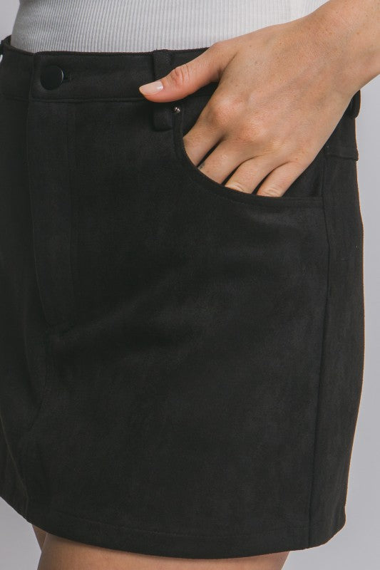 COCO - SUEDE SKORT