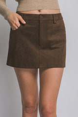 COCO - SUEDE SKORT