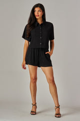 LOUNGE - CRINKLE KNIT SHORTS