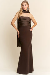 ALINA - TUBE SCARF GOWN
