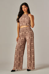 BLACK DAISY - PRINT PANT