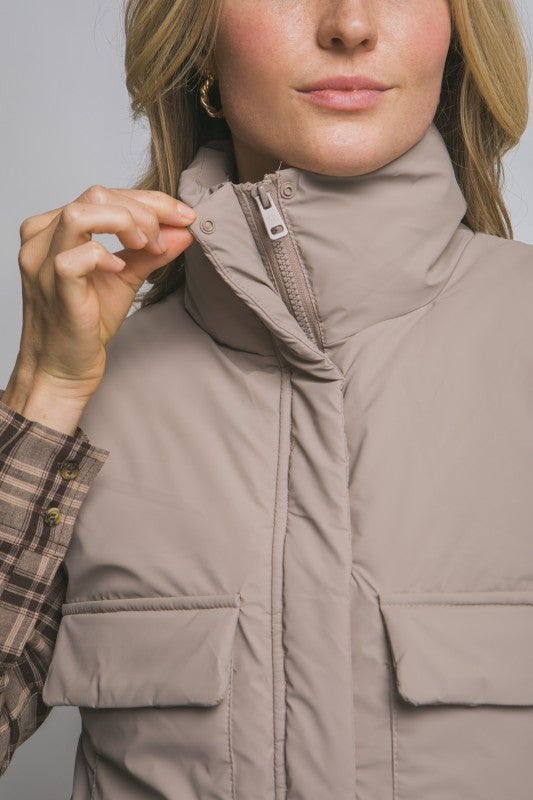 POCKET PUFFER VEST