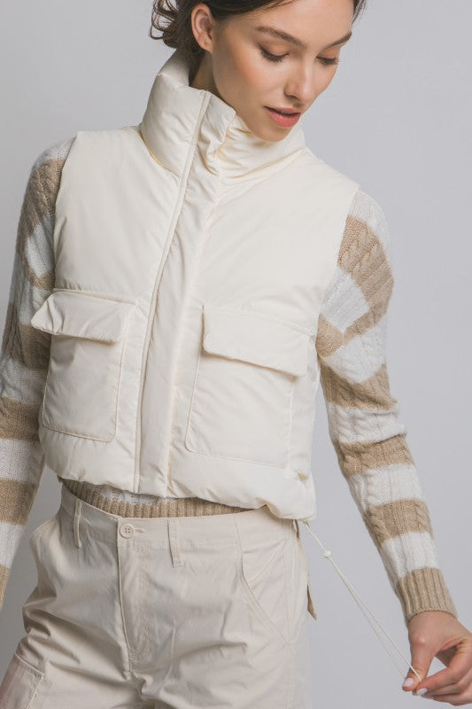 POCKET PUFFER VEST