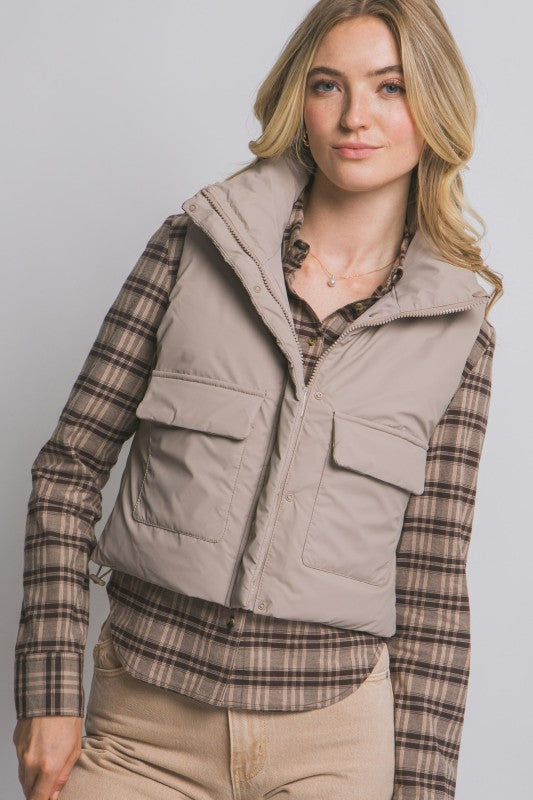 POCKET PUFFER VEST
