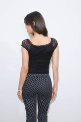 OFF SHOULDER LACE TOP