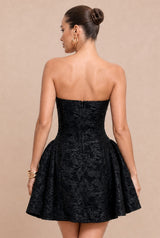 KAYLA - TUBE JACQUARD MINI DRESS