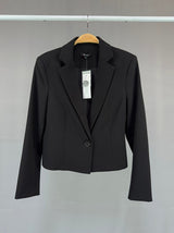 ABBY - CROP ONE BUTTON JACKET