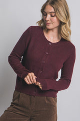 BUTTON FRONT CARDIGAN
