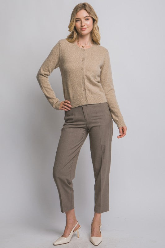 BUTTON FRONT CARDIGAN