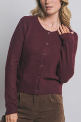 BUTTON FRONT CARDIGAN